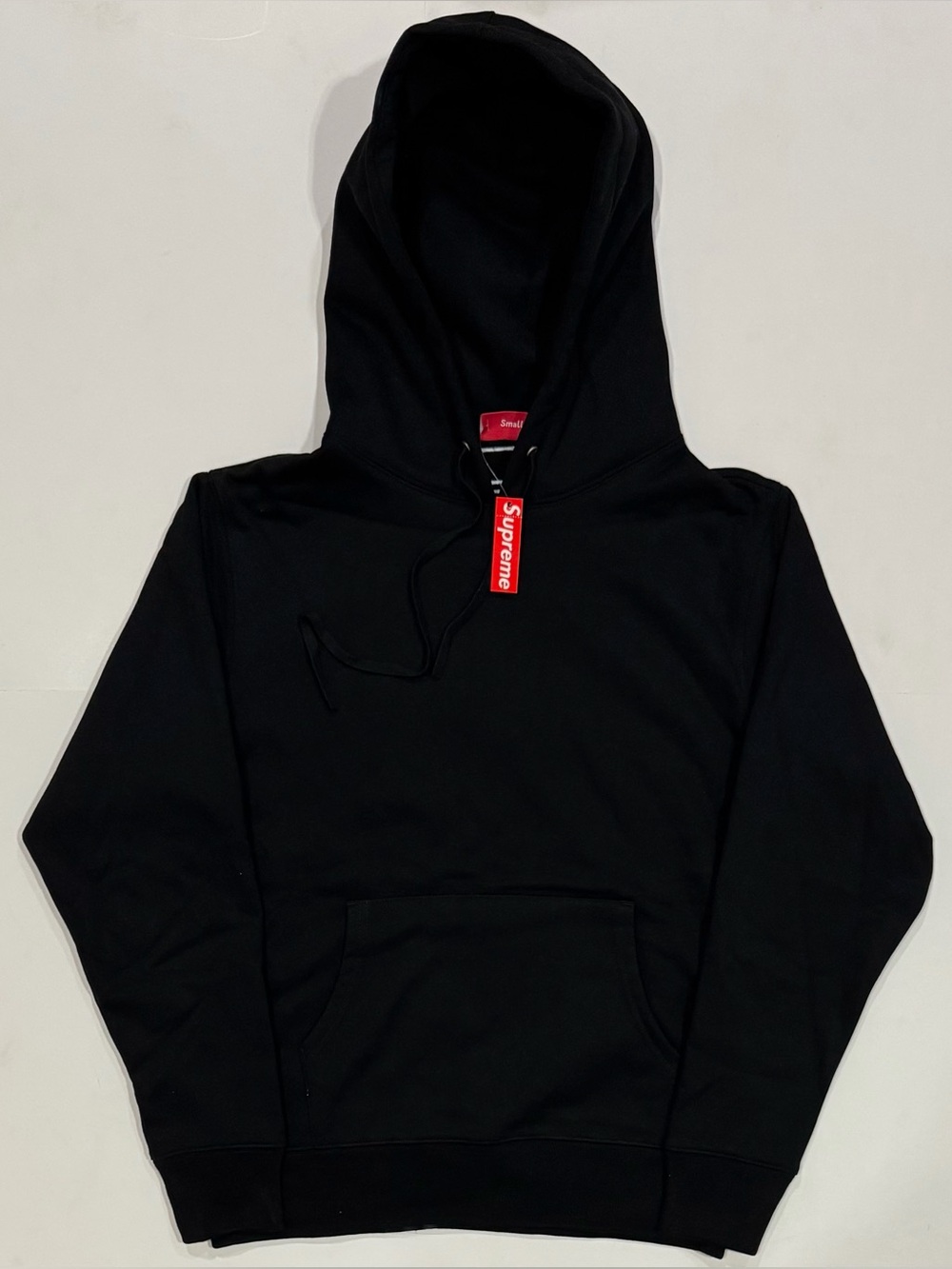 Black Supreme Hoodie Size Large